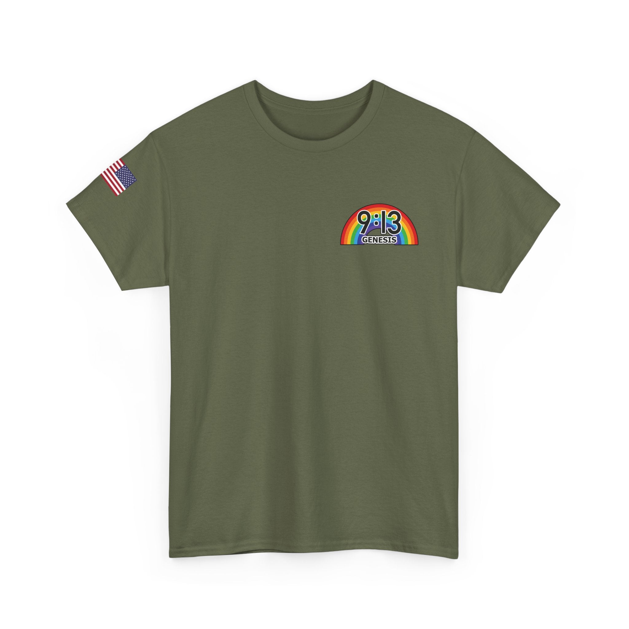 Genesis 9:13 | American Flag T-Shirt