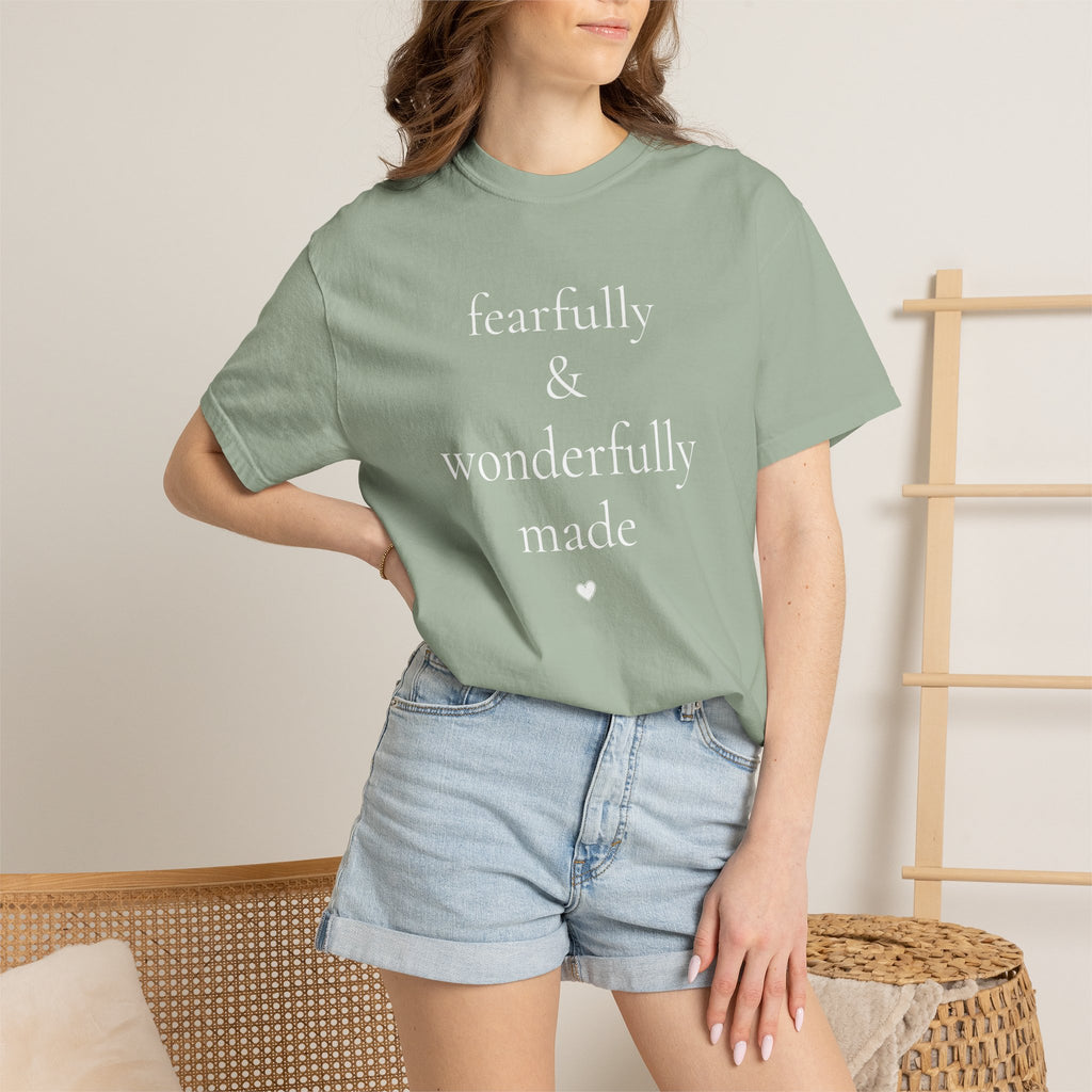 Fearfully & Wonderfully Made. Psalm 139:14 Tee