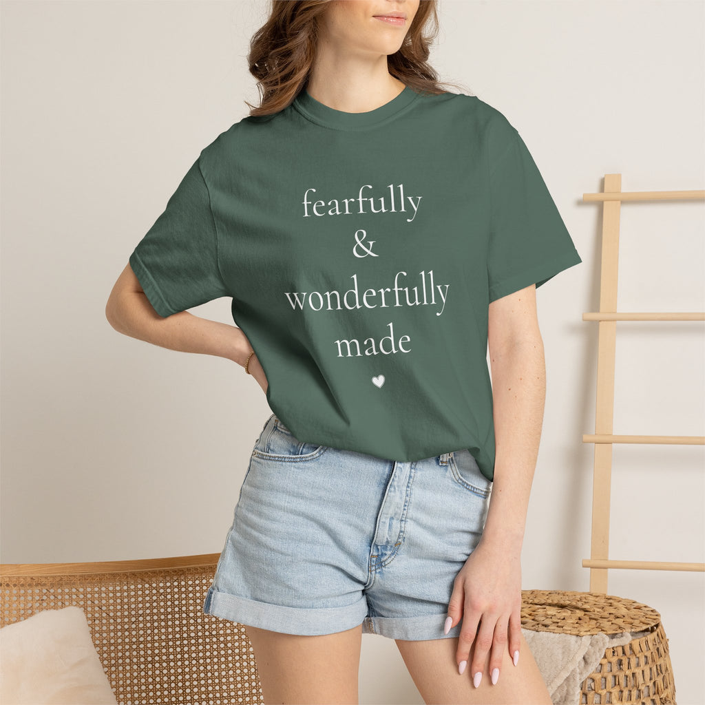 Fearfully & Wonderfully Made. Psalm 139:14 Tee